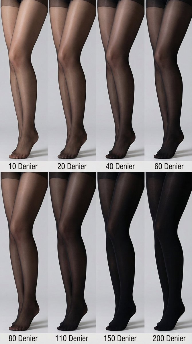 ストッキング図解
皆んな何デニールが好き？
#ストッキング #pantyhose