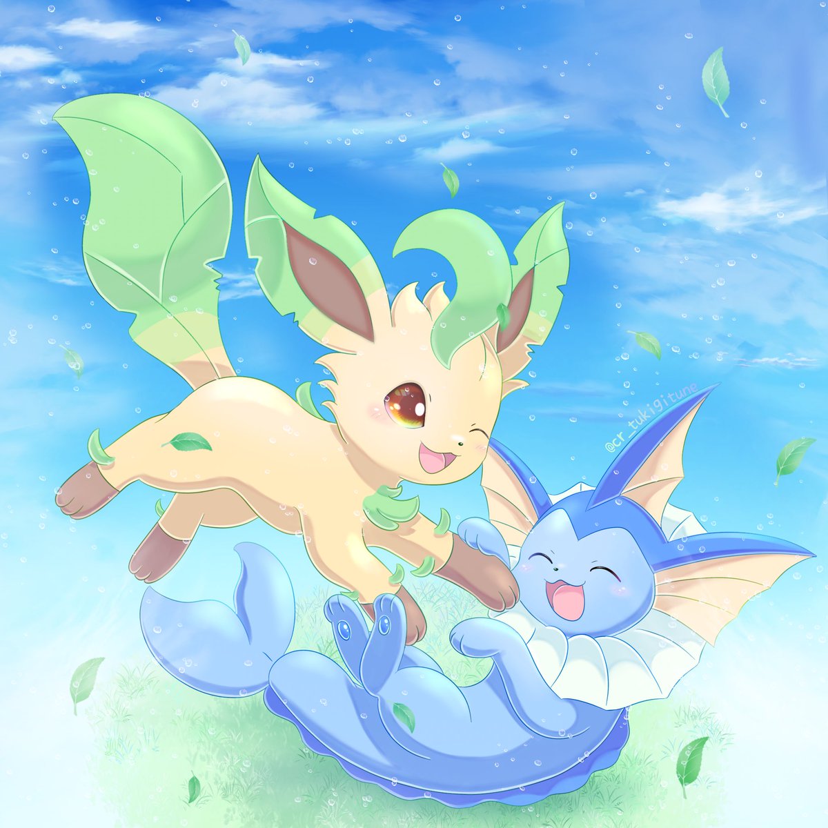 お天気雨🌱
#ポケモンイラスト
#pokemonfanart