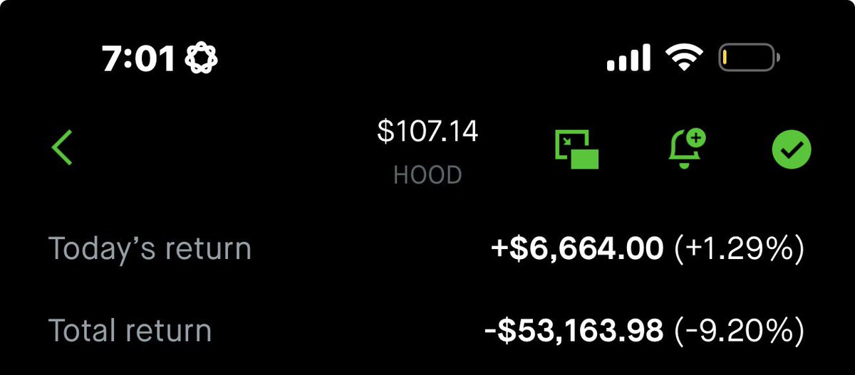 longwashere's tweet image. Made 7k on $hood today. Trading stocks is so easy 😮‍💨.