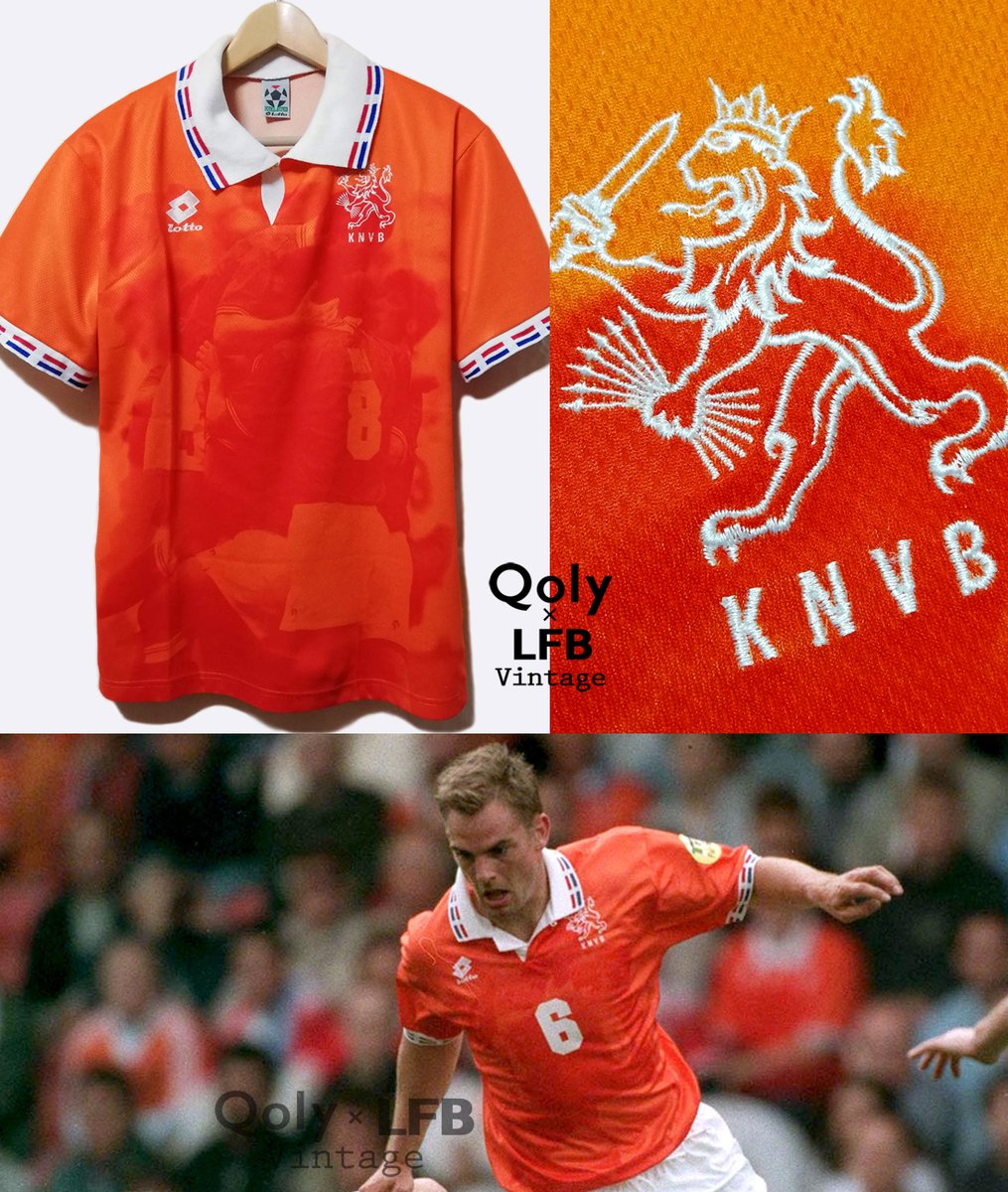 古着/Used】 🇳🇱オランダ代表 1996 Lotto ホーム半袖 ユニフォーム
