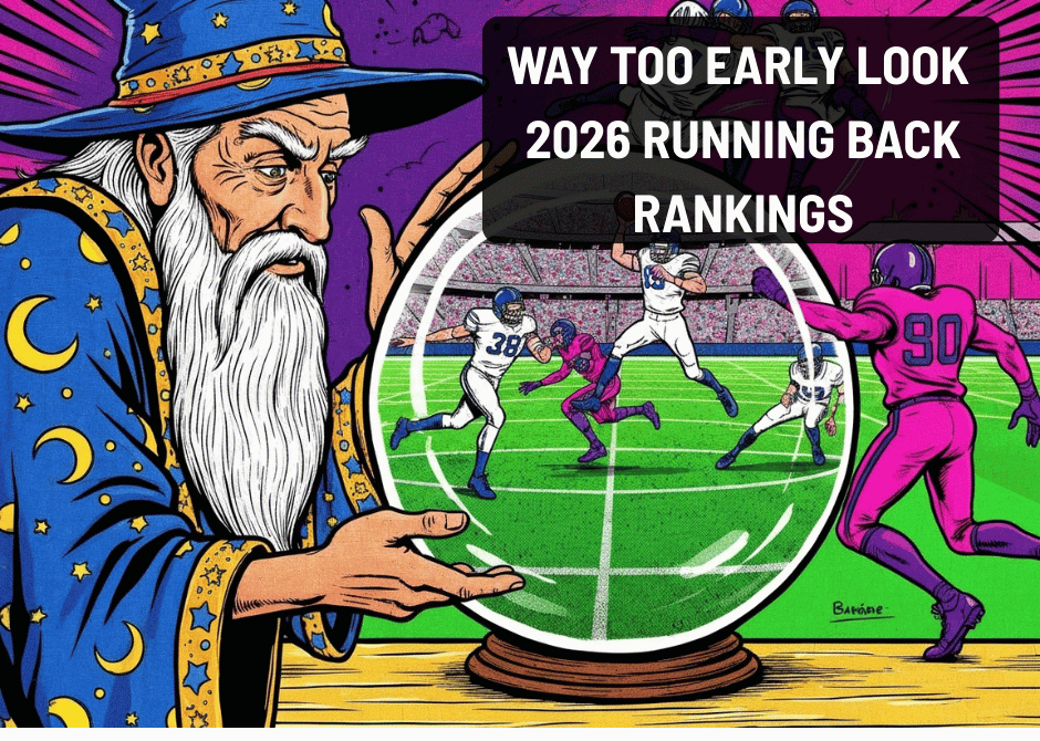 Fantasy15FB's tweet photo. ๐ฎ WAY too earlyโฆ but fantasy champs plan ahead ๐
Our 2026 Running Back Rankings are live โ breaking down future RB1s, dynasty risers, and long-term keepers. ๐๐
Read here ๐ https://t.co/3yTuFZqP8Y
#FantasyFootball #NFL #FantasyFootballAdvice #DynastyLeague #FFCommunity https://t.co/dY8d3nXieb