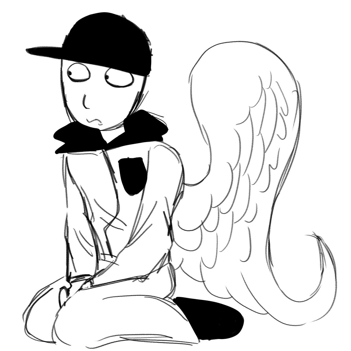 karm1ne_'s tweet photo. #KevinSpencer #fanart angel https://t.co/18DSzGGlmi