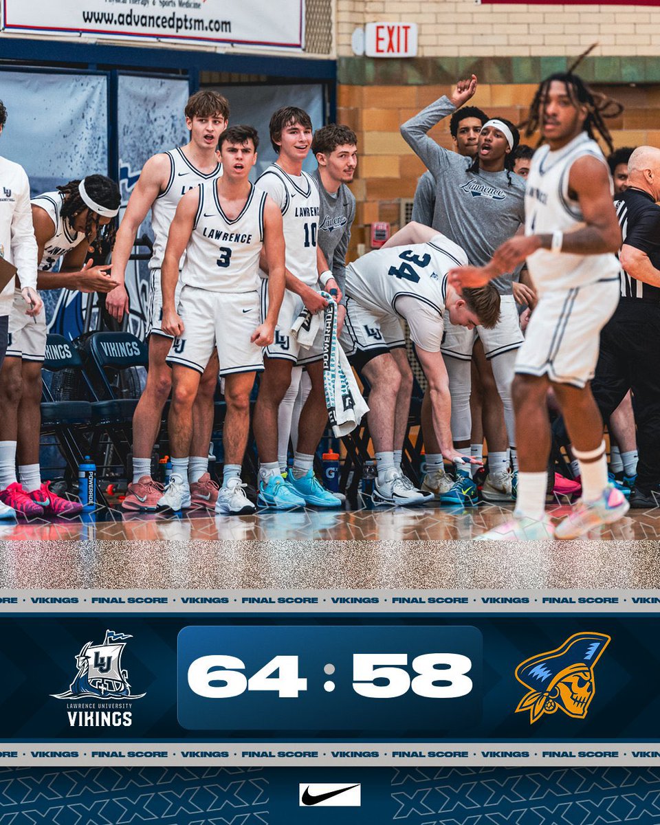 Lawrence Men’s Basketball tweet media