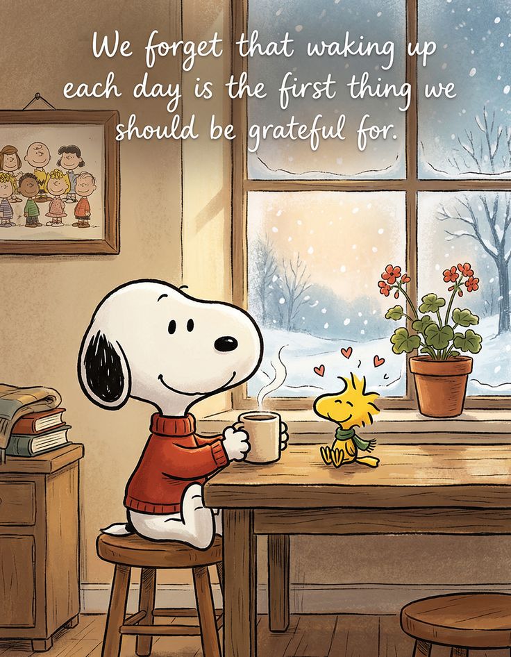 snoopyfacts's tweet photo. Happiness starts with waking up.
#Snoopy #Peanuts https://t.co/iiT9PMbWuY
