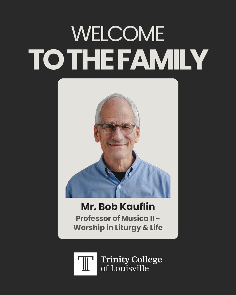💥ANOTHER EXCITING ANNOUNCEMENT
We welcome Mr. Bob Kauflin to the Trinity family! Mr. Kauflin is teaching Musica II - Worship in Liturgy and Life this semester, and what a gift this class will be to our students. Thank you <a href="/bkauflin/">Bob Kauflin</a> for your investment in our students!