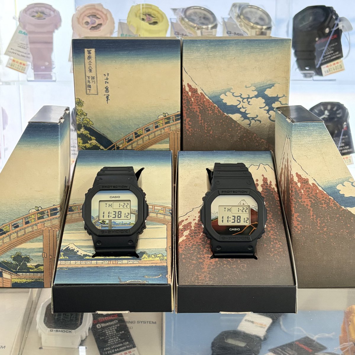 カシオ G-SHOCK 葛飾北斎モデル 再入荷致しました！ 「山下白雨」 DW 