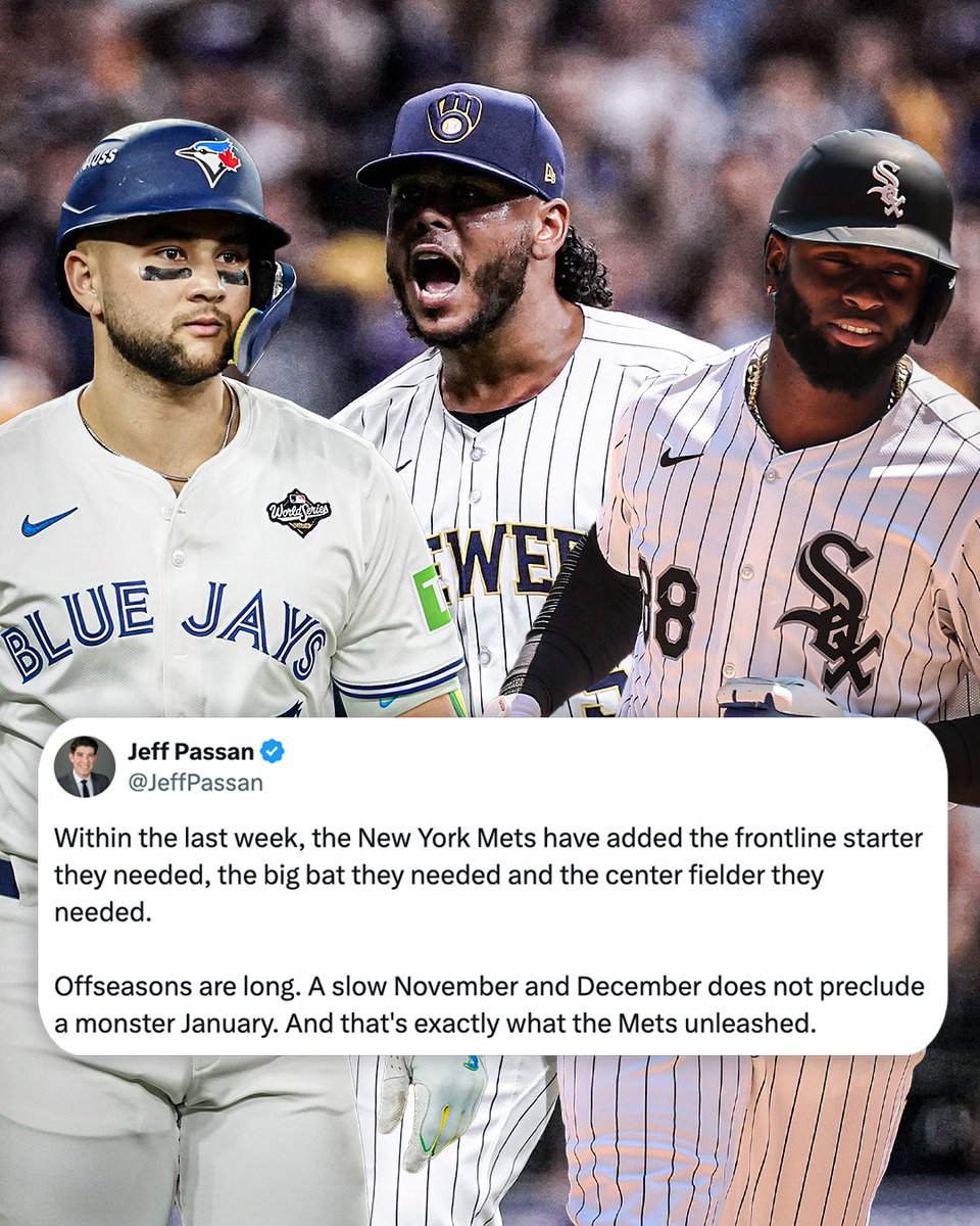 SportsCenter's tweet image. The Mets have been making moves in January 🔥