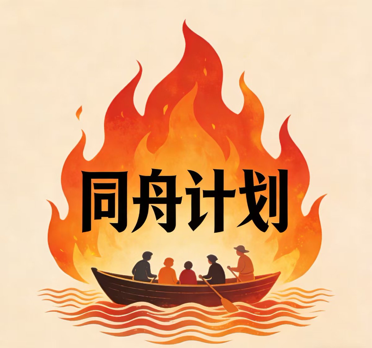 同舟共济（但行好事 莫问前程） tweet media