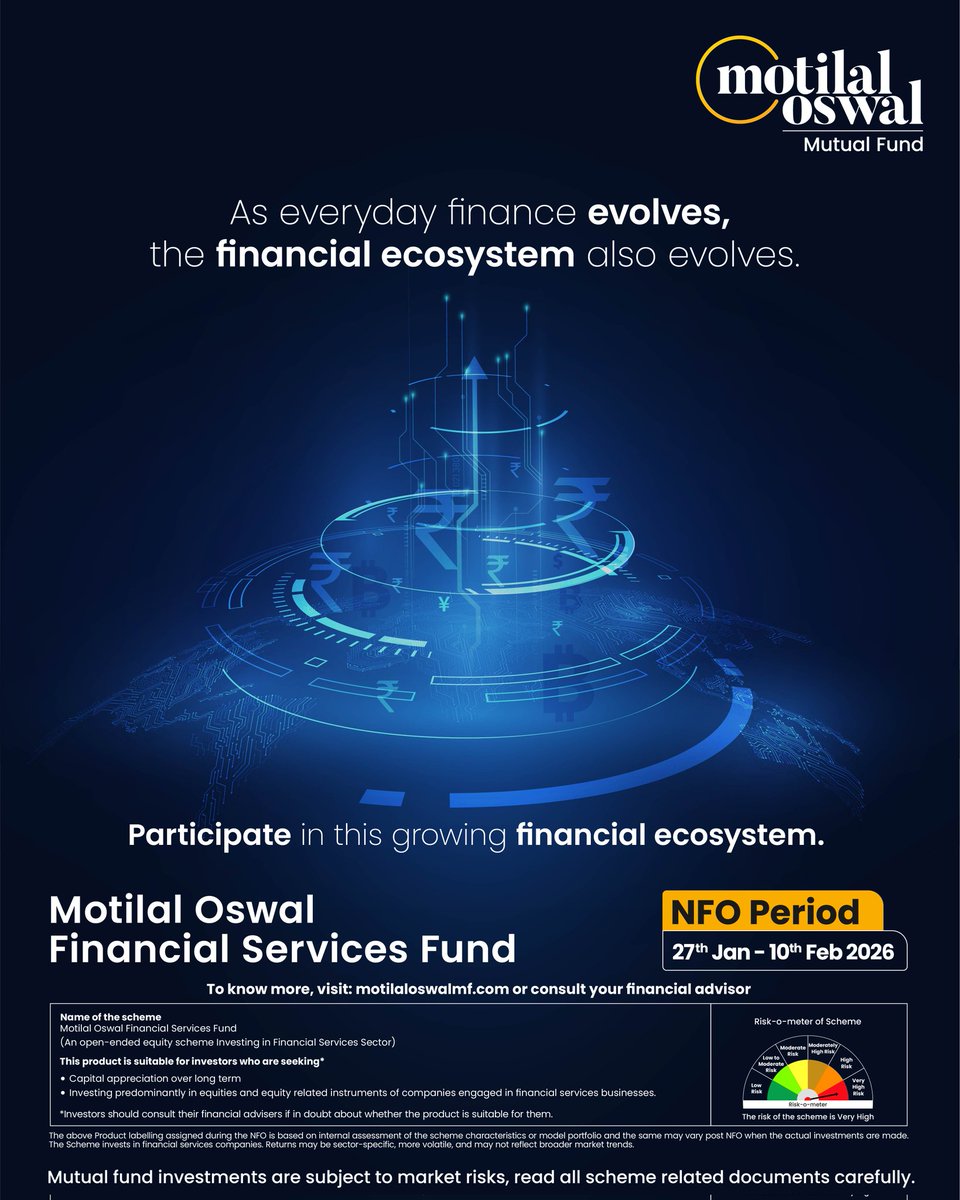 MotilalOswalAMC's tweet image. India’s money habits have fundamentally changed.

From physical processes to digital flows, finance now moves at speed and scale.

This shift is powered by fintech platforms reshaping how India pays, saves, borrows, and invests.

#DigitalFinanceIndia #FintechGrowth
