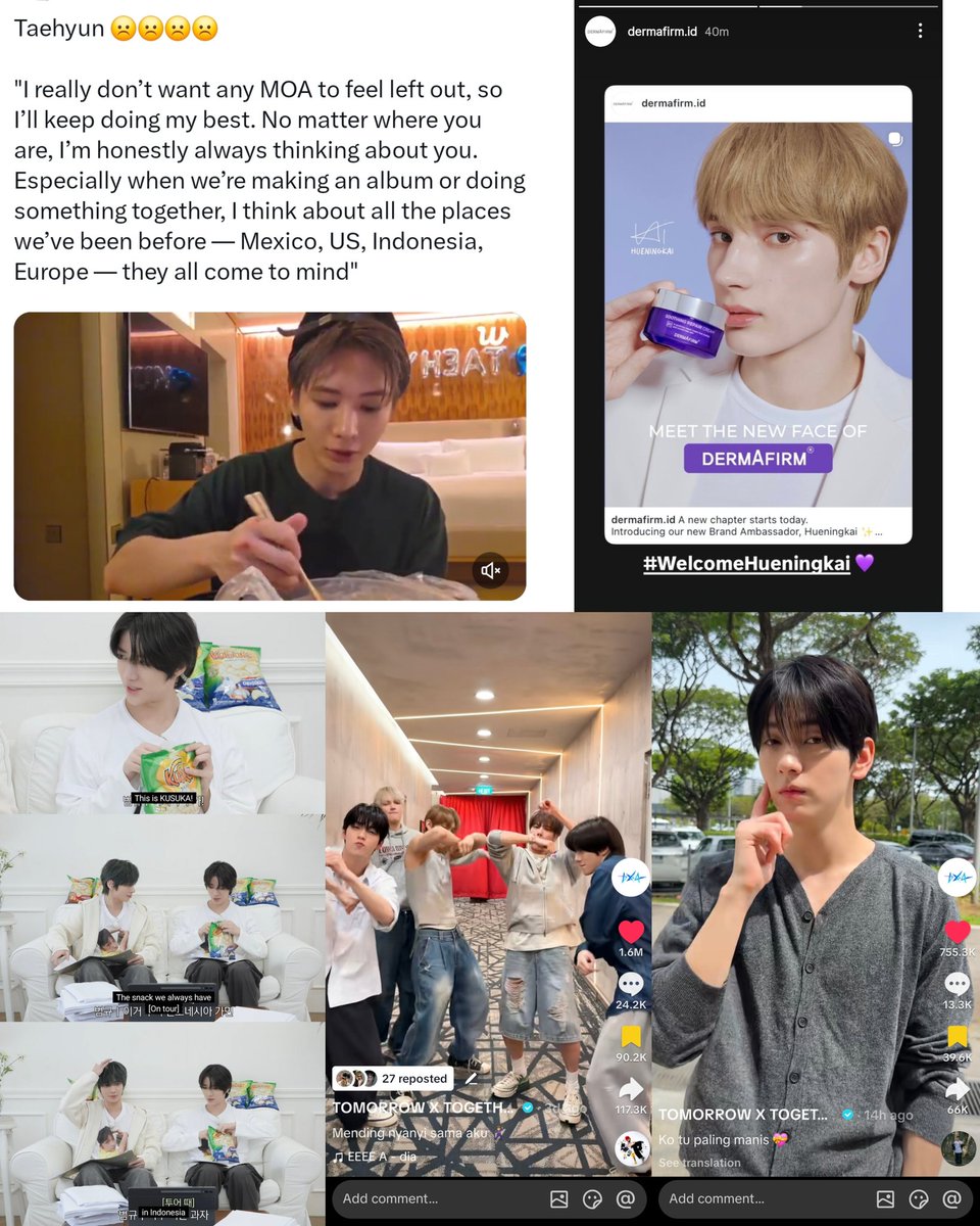 BEOMBASTlC's tweet image. What’s with TXT and Indonesia brooo 😭