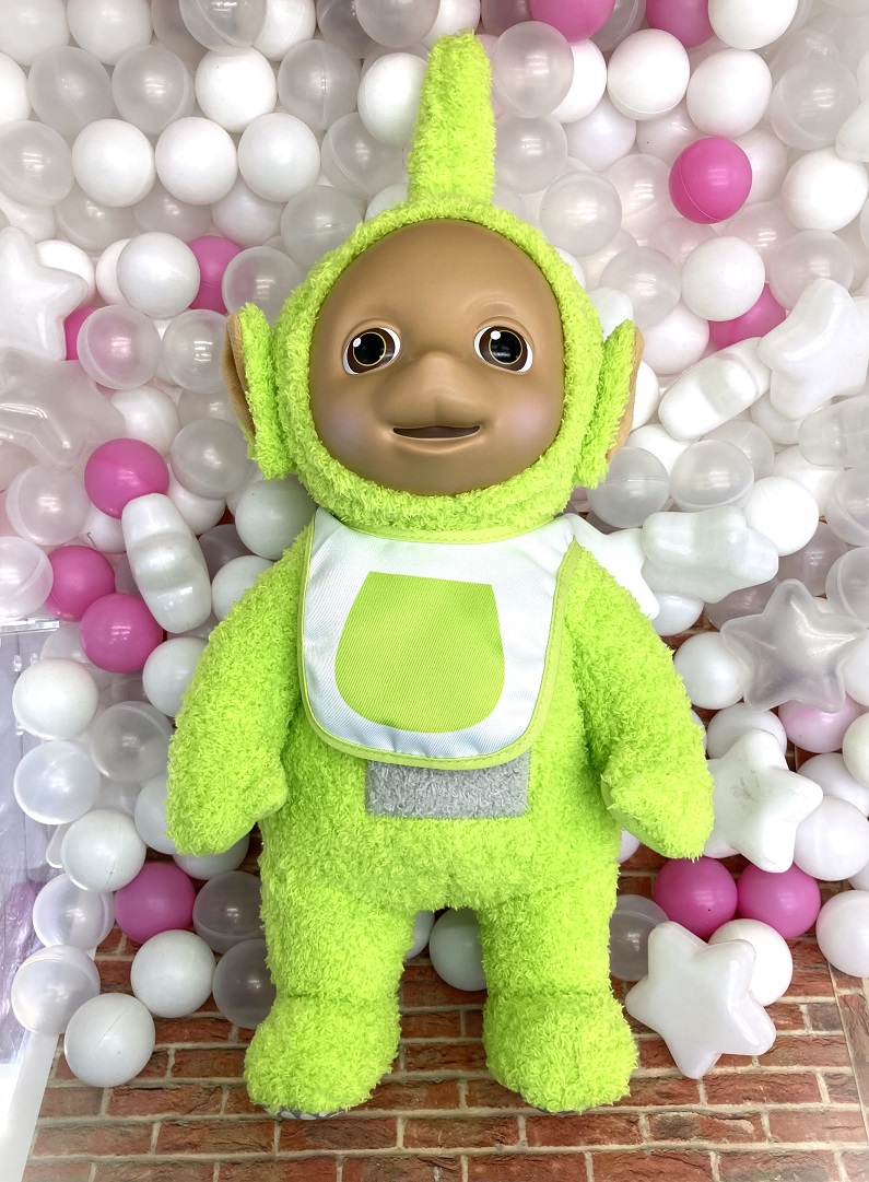 テレタビーズ 緑色のやつ ぬいぐるみ 本体 テレタビーズ ディプシー ボールチェーン付き ぬいぐるみ (グリーン)