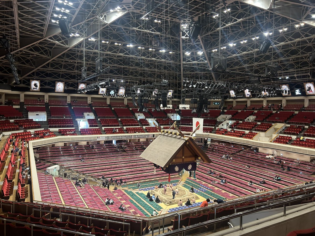 ここはどこ？🤔
そう‼️国技館‼️