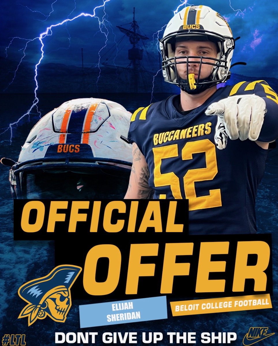 BigBoyEli_EPTX's tweet photo. After some great conversations with @Coach_JSmith10 and @Coach_Pogue I am blessed to announce an offer from @BeloitBucsFB #AGTG https://t.co/myOkDx1ReV