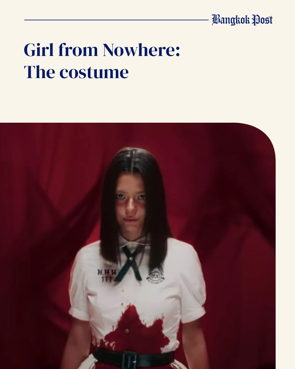 BangkokPostNews's tweet image. Last week, Netflix Thailand announced Rebecca ‘Becky’ Armstrong as the new ‘Nanno’ from the hit series “Girl from Nowhere,” in a blood-splattered iteration of what appears to be a Thai high school uniform. In an interview with Maytawin Ritkhajonana owner of "Eye of Providence…