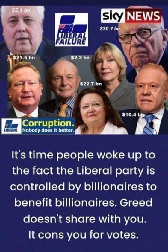 CaraMia200's tweet photo. @AnnaH5067 @HansOrph ๐๐คฃ๐#Auspol
#LNPomnishambles
#LNPoligarchStaff
#CoalitionSplit
#Auspol #GinasBlokes
#NatZeroesRIP https://t.co/5ENgMNySPD