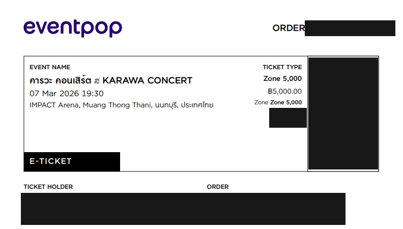 เรามีบัตรละนะ เธอล่ะมียัง??? 
(ไม่ทัน VIP แงงงง)

#KARAWACONCERT
#BOWKYLION
#Whattheduckmusic