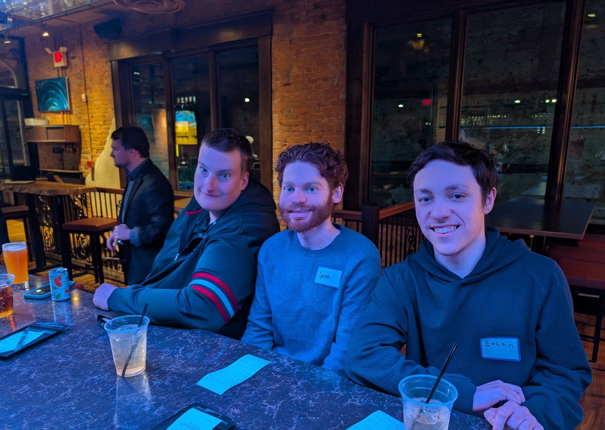 BlandinJarrett's tweet photo. Had a blast tonight at FilmToledo's 2026 Winter Mixer at M Osteria Bar & Lounge! Great time networking! 🎭🎞️📽️🎬
#filmtoledo #filmmixer #toledoohio #actor #jarrettblandin #mosteriatoledo #barandlounge #wintermixer #actorlife #explorepage #ohioactor https://t.co/B7jVwJG614