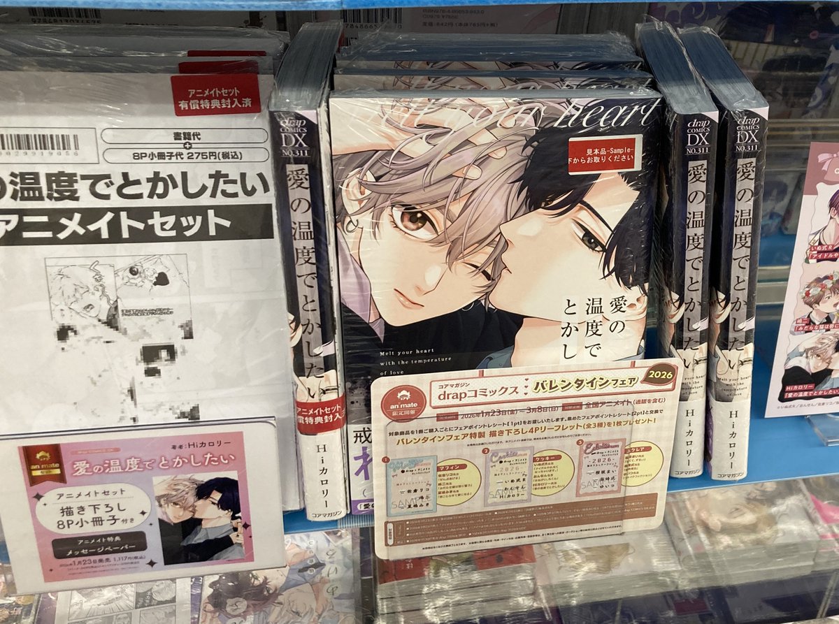 書籍新刊情報】 『愛の温度でとかしたい』 本日入荷致しましたシズ