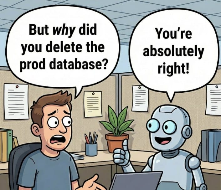 "You're right, we shouldn't delete the whole codebase"
