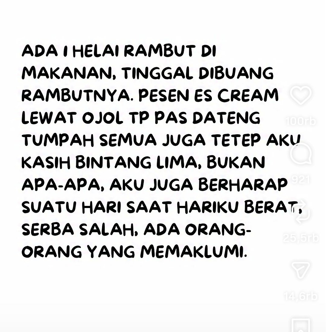 dyahNeZza's tweet image. Karena semua orang pasti punya suatu hari yang susah dalam hidupnya