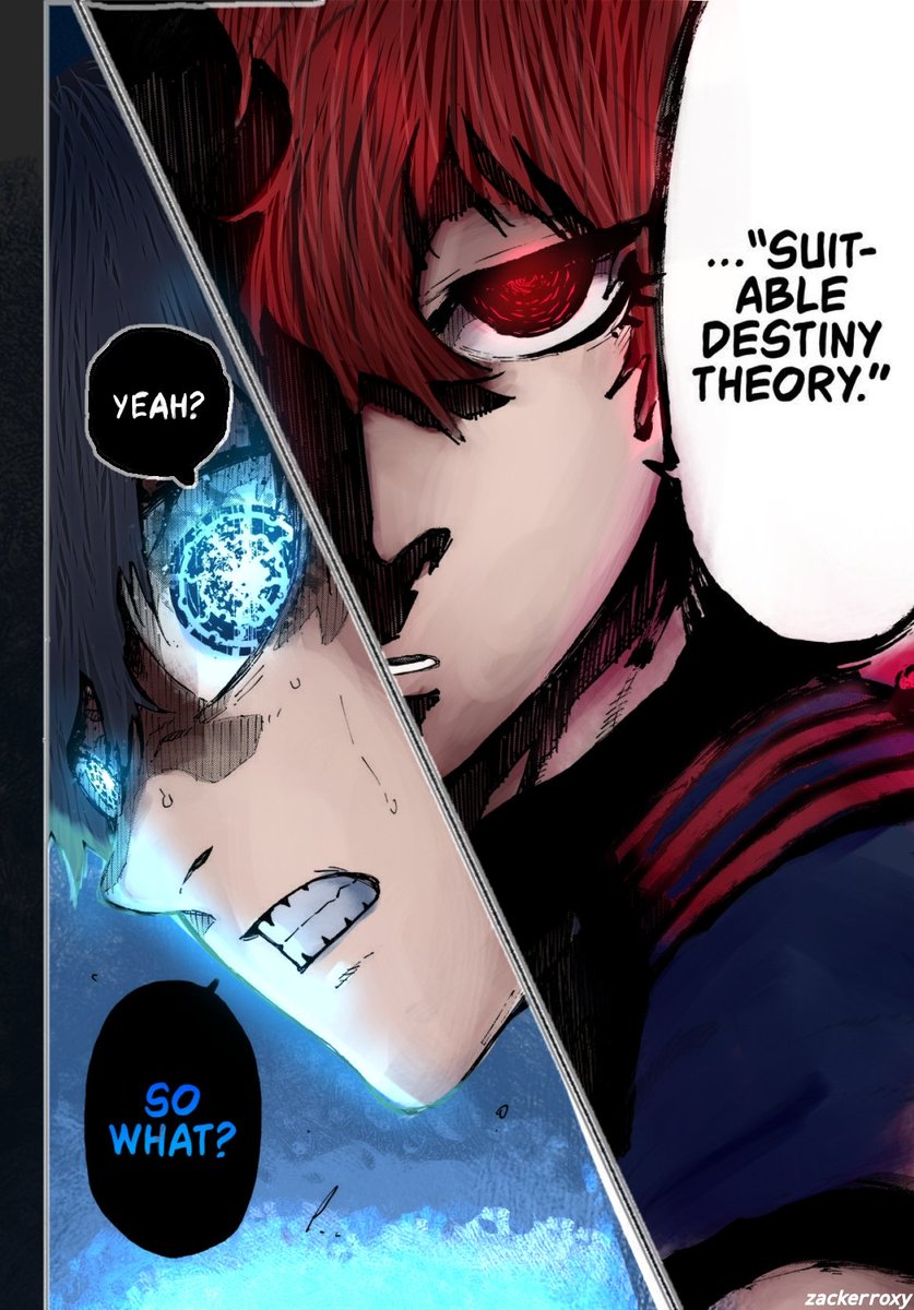 zackerroxy's tweet photo. "Suitable destiny theory"
Blue lock cap 332 colored
#bllk #bluelock #BLUELOCK332 #Hugo #isagiyoichi #mangacoloring https://t.co/S1YpBGLiUk