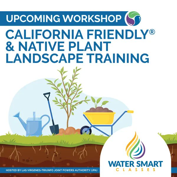 Ready to landscape smarter? Join our California Friendly® &amp; Native Plant Landscape Training and learn how to build a thriving yard while saving water.

📅 Thursday, February 12, 2026
⏰ 6:00–7:15 PM
💻 Online
💸 FREE

Register here: bit.ly/4qjhZkZ