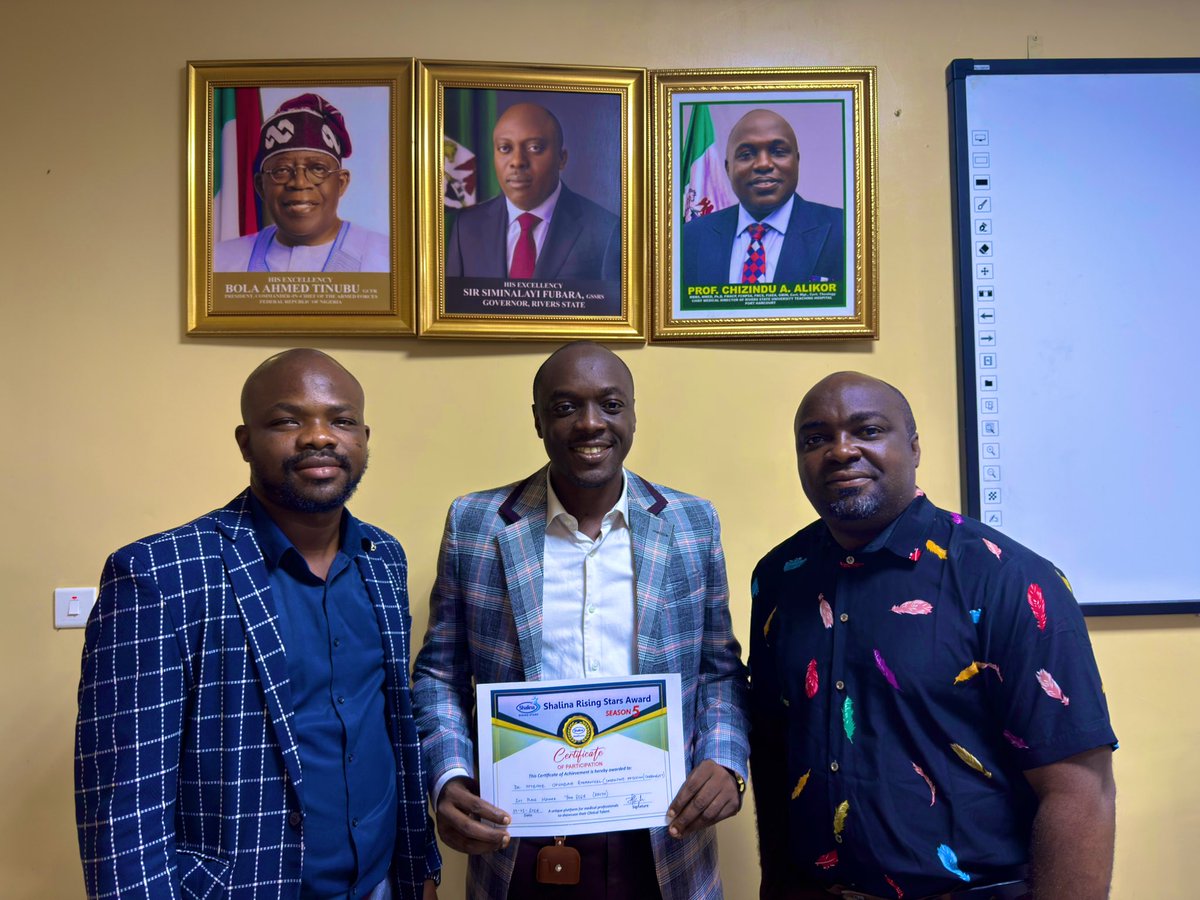 Thank you Shalina Healthcare, organisers of the Shalina Rising Star Award Season 5. Honoured that my dissertation “Echo&amp;ECG evaluation of professional footballers in PH, R/State” was selected as Best Dissertation from my institution. Grateful to everyone who made this possible.