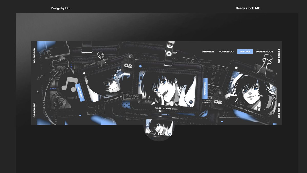 salno's tweet image. Bantu rt/repost ya. 

Layout ready stock anime game 2D Flins, Mikasa AOT, Lycaon, Nagumo Sakadays 14k/ea QRIS, minat bisa hub kontan di bio atau DM. Terima kasih. 🌧

#zonauang