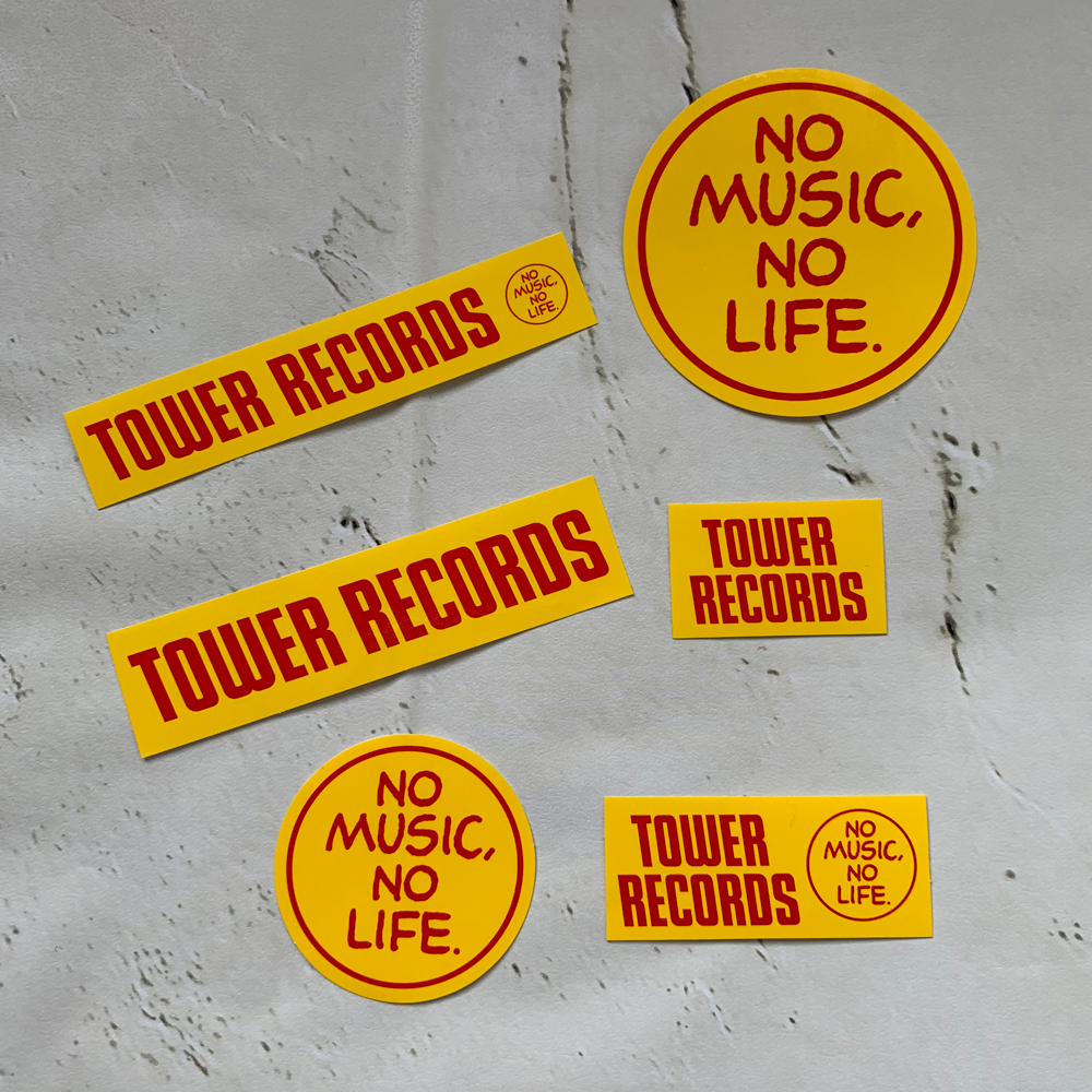 タワレコ ステッカーセットで タワレコ仕様にカスタマイズ