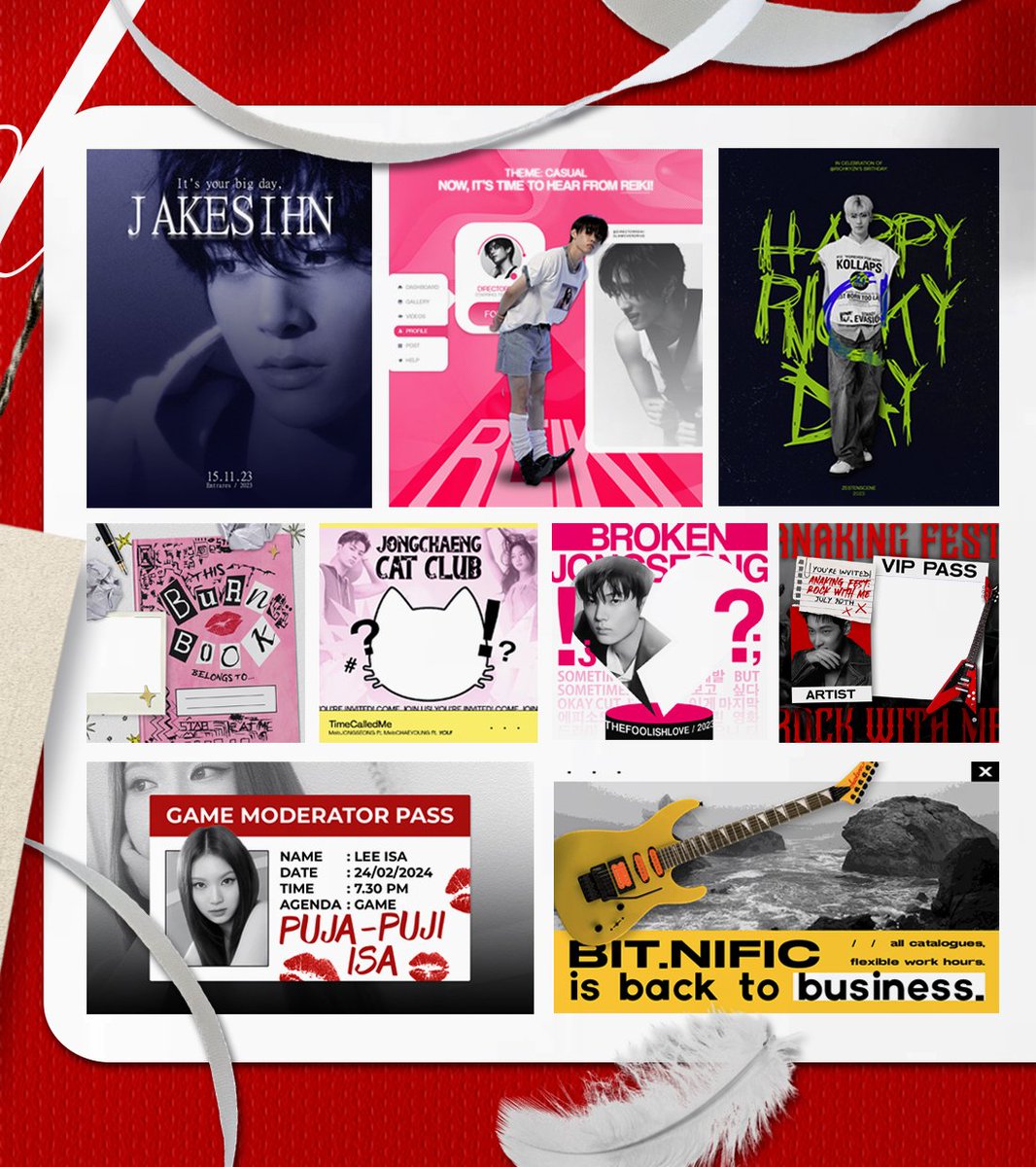 tiedbysouls's tweet image. Help repost? Thank you!

Soultied Club buka untuk kamu yang butuh custom edit seperti poster, layout, FCV, kebutuhan RP/RL/rent, twibbon, dan lain-lain. Whatever you need, let’s make it happen! WA or Tele for any inquiries. X #zonauang