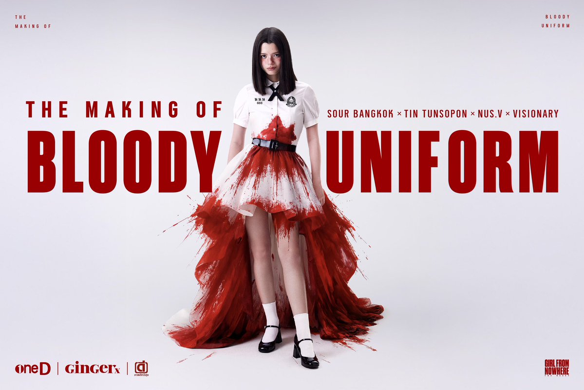 onedofficialth's tweet image. The uniform starts white.
Humans are the ones who stain it — just like the world.

ส่องเบื้องหลัง ที่มาลุคแรกของแนนโน๊ะ Bloody Uniform 
ที่ปลุกกระแสทั่วออนไลน์ จนขึ้นเทรนด์โลก
งานนี้ ทีมสร้างสรรค์ สาดไอเดีย คราฟต์กันเลือดตากระเด็นแค่ไหน
ติดตามเรื่องราวทั้งหมด ได้ที่โพสต์นี้

ปล.…