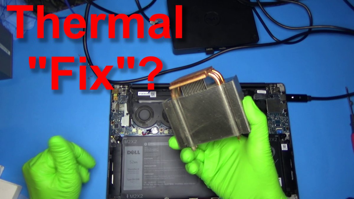 Jims_junk1's tweet photo. Performs better?  Thermal Throttle Fix?  XPS 9370 i7 Larger Heatsink Test
https://t.co/Lr4WNBb1jL https://t.co/YNKFqSS2cL