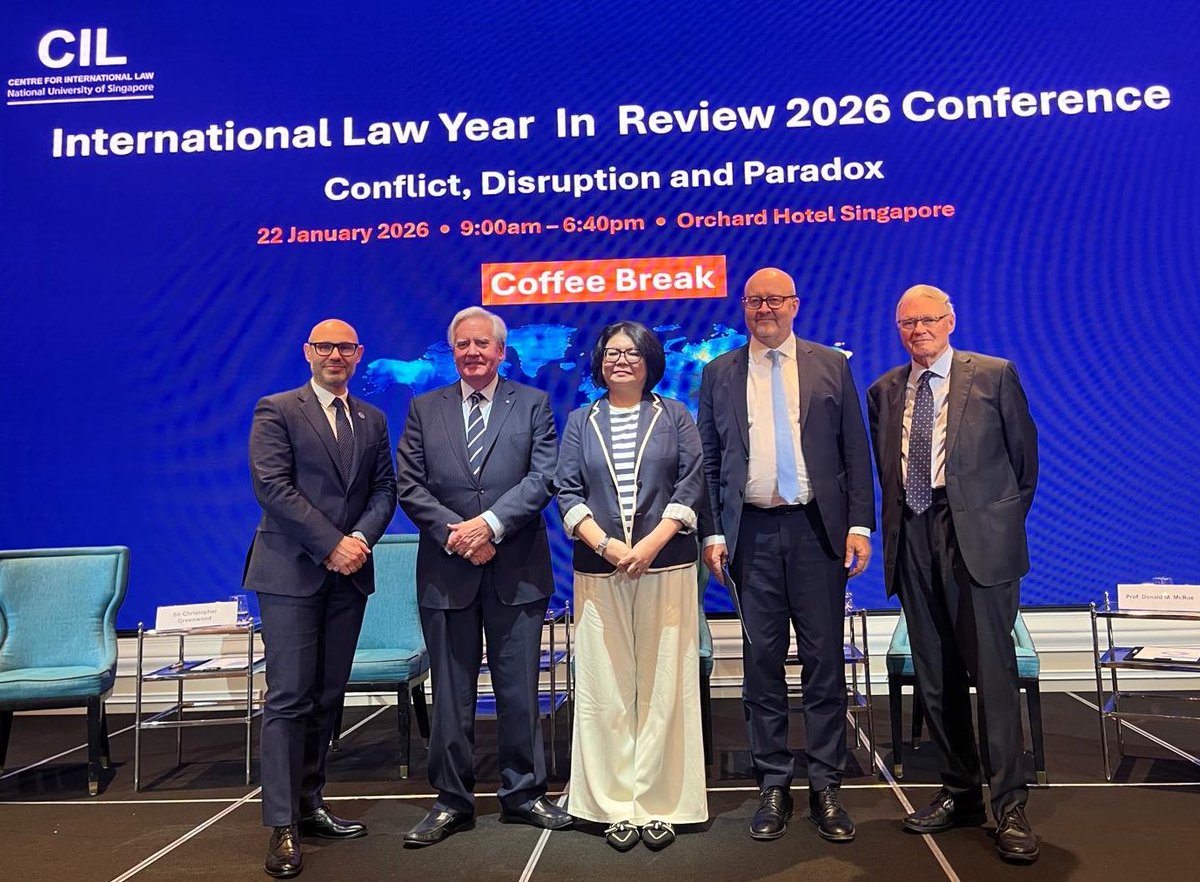 Marcin_Czepelak's tweet image. I brought the #PCA perspective to “International Law Year in Review” #CIL Conference in Singapore 🇸🇬 presenting developments in 2️⃣4️⃣2️⃣PCA administered dispute resolution procedures in 2025 all around the world. In the past year we received 5️⃣3️⃣ new cases.
