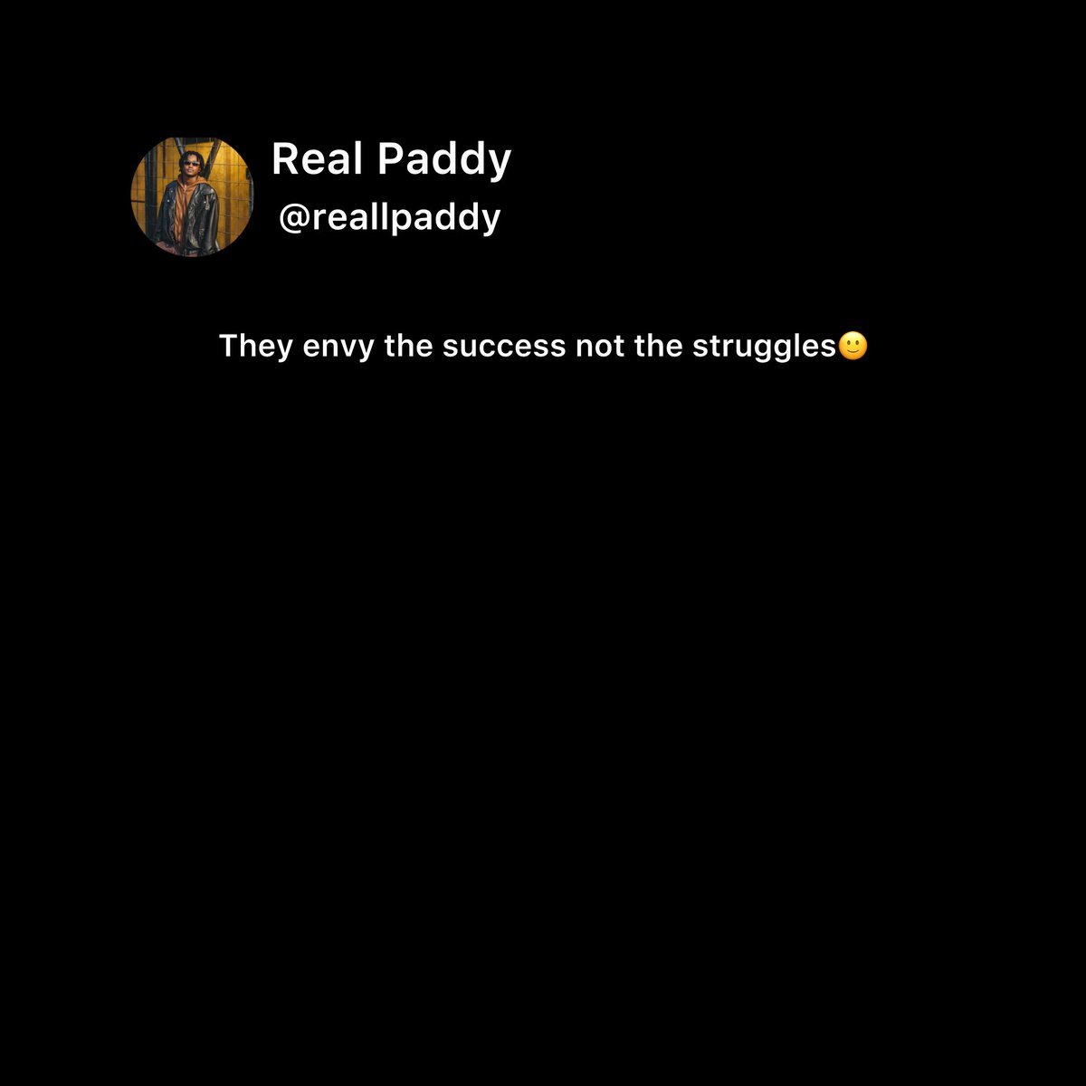 ReallPaddy's tweet photo. Sad truth #truth https://t.co/L2LEMpWSl9