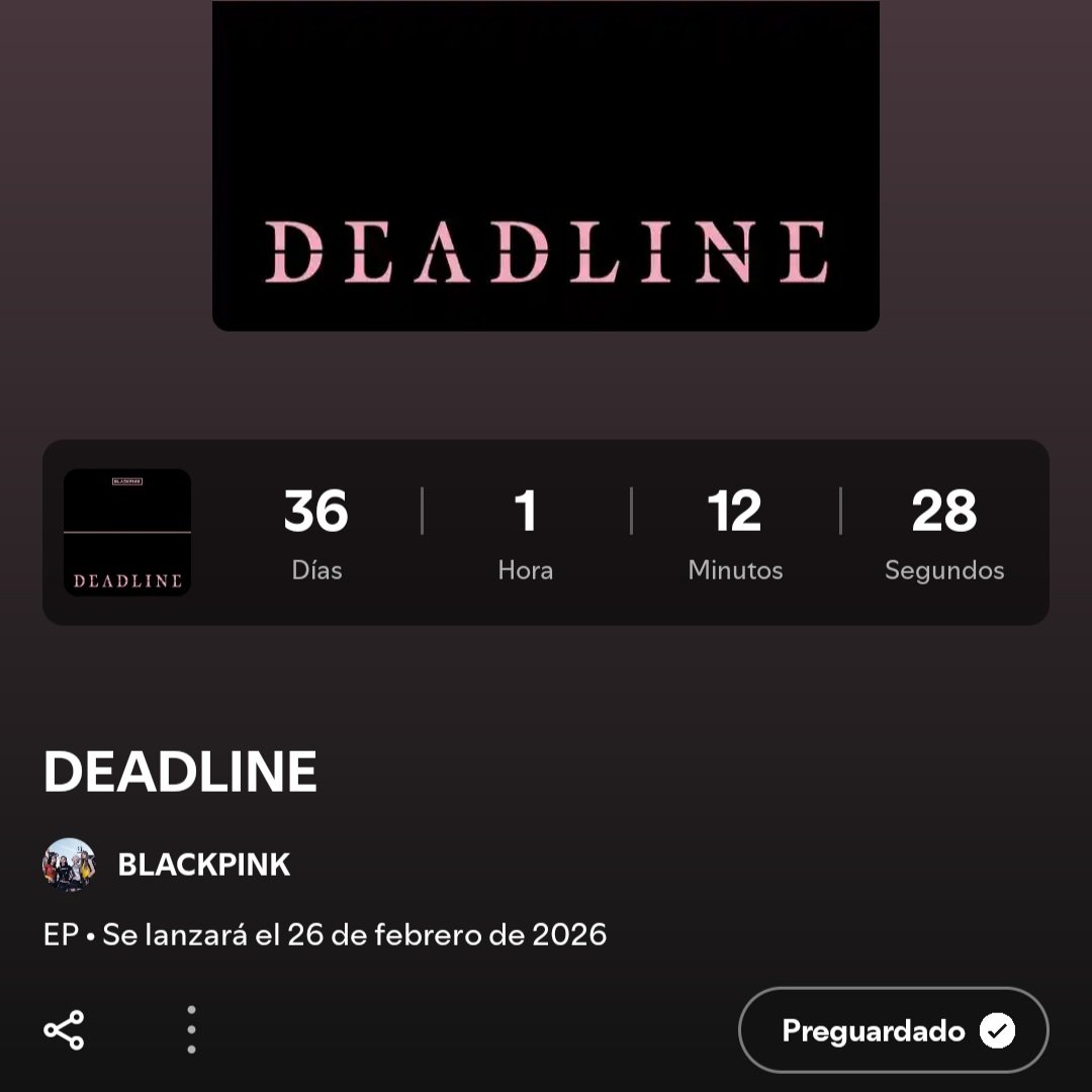 lovskpinks's tweet photo. [🚨] BLINKS, es bastante importante que todos vayan ahora mismo a preguardar el nuevo mini álbum de BLACKPINK en Spotify

— Actualmente el top 10 de los proyectos musicales con más preguardados en Spotify es de 321K, nosotros podemos lograr eso y más https://t.co/udq8tEEQcd