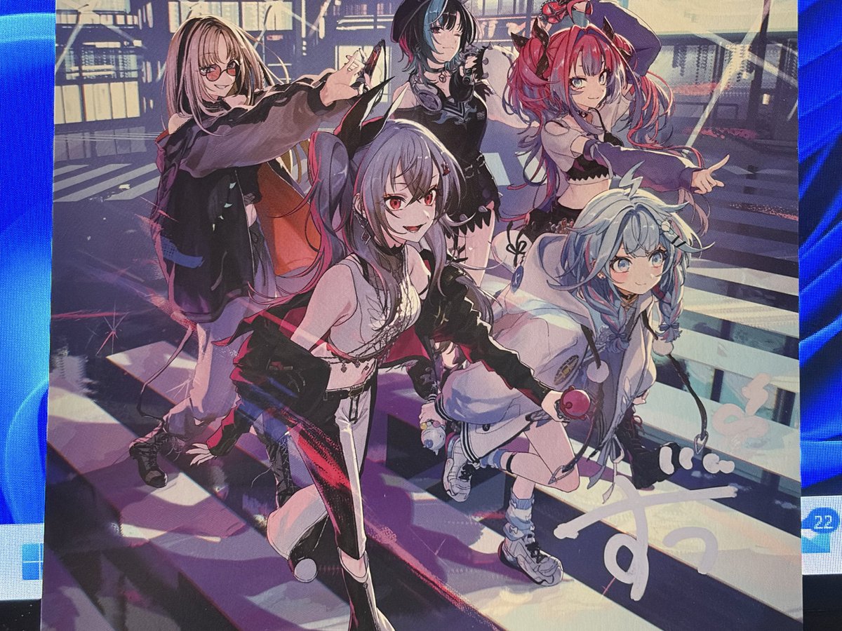 FLOW GLOWのアルバムきた！ アナザージャケットの直筆サインは枢ちゃん