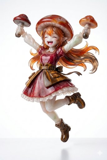 えむげんちゃん キノコの大勝利🍄