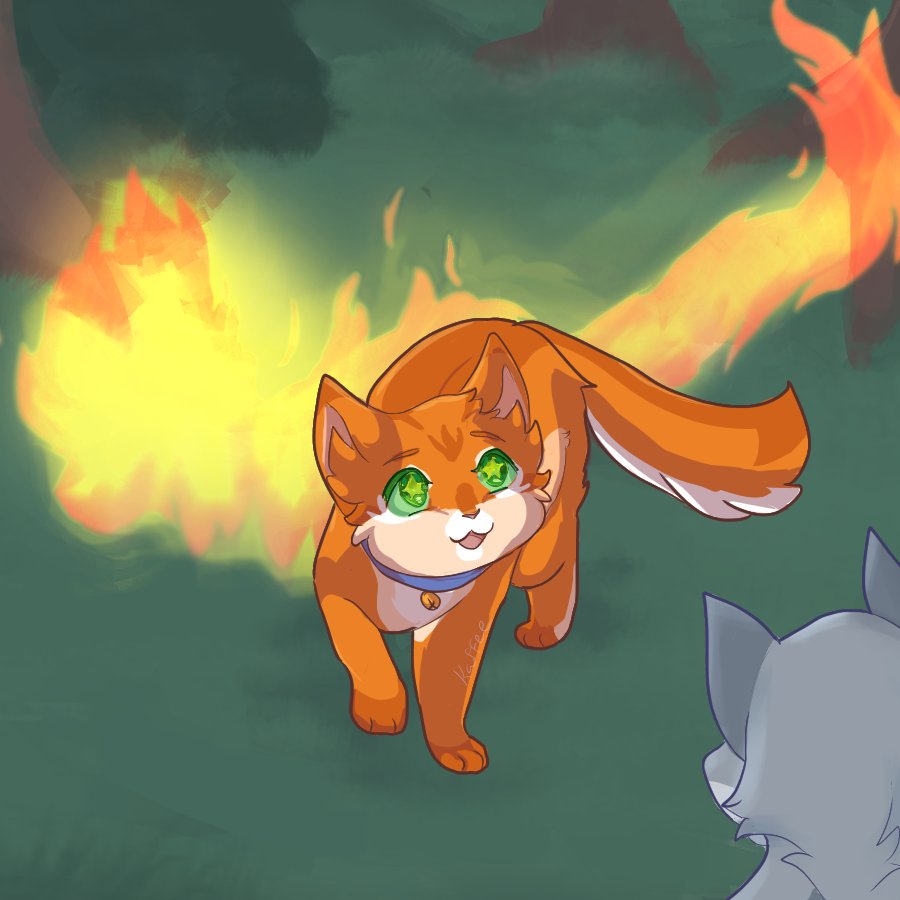 happy 23 years of warrior cats!!
into the wild art for celebration
#warriorcats #firestar