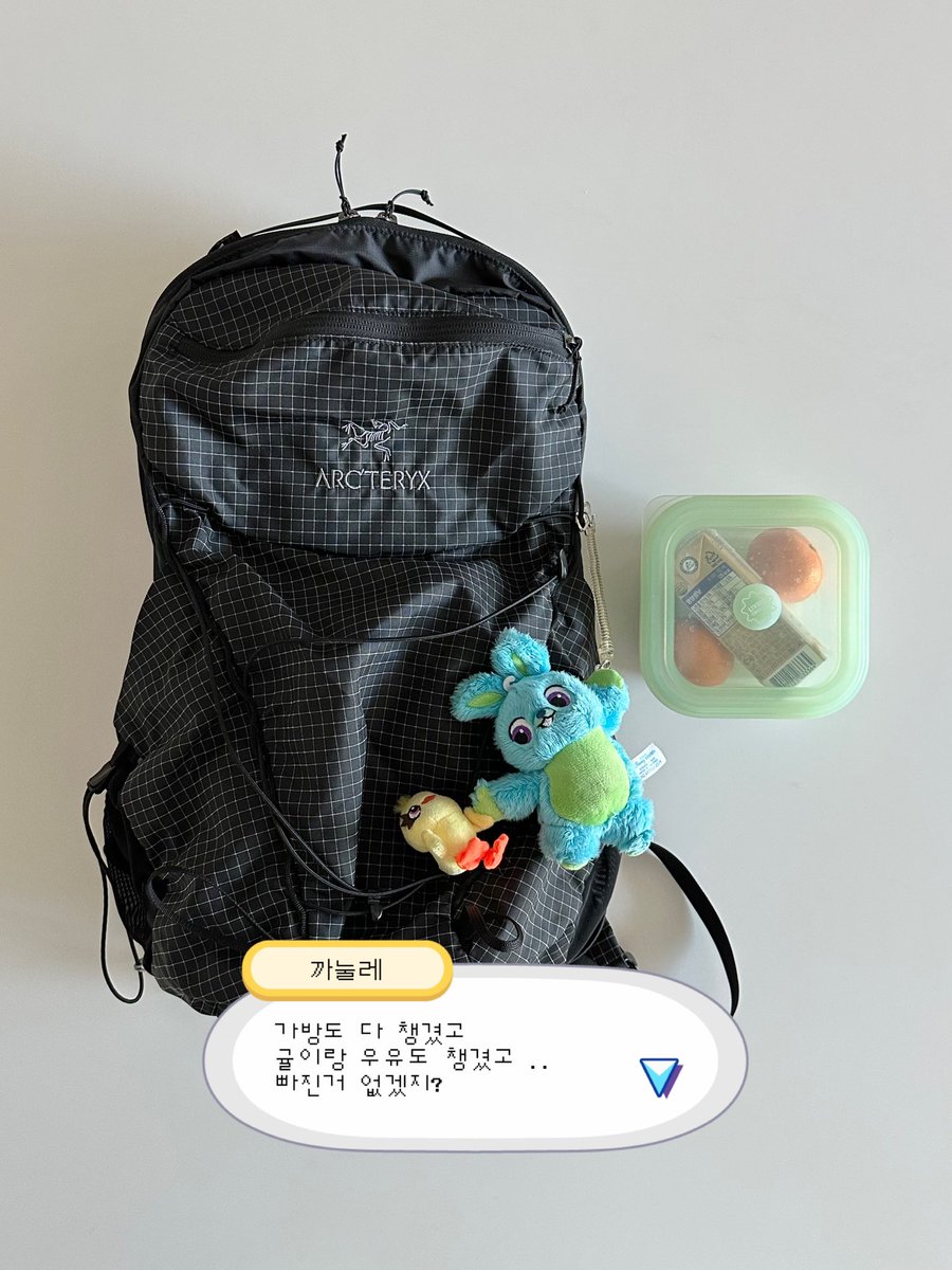 canele0101's tweet image. 목요일 왓츠인마이백✰