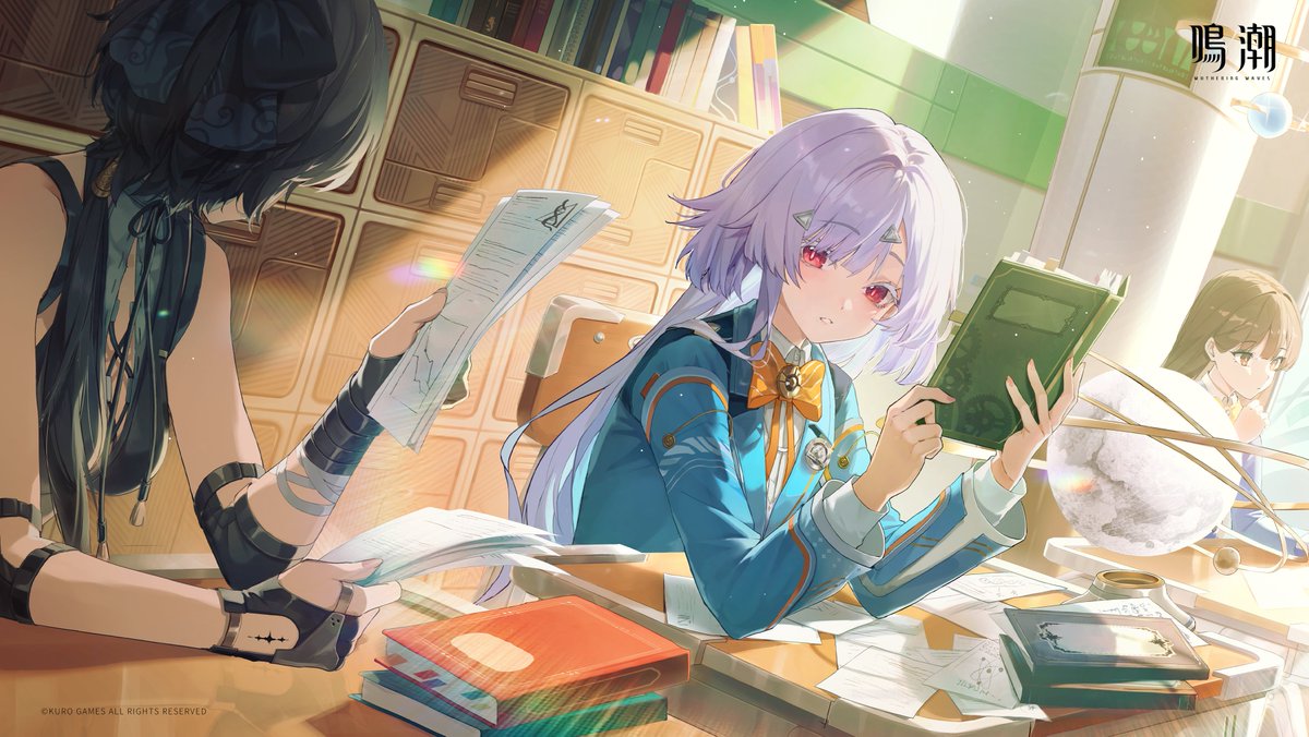 WW_JP_Official's tweet image. モーニエのアルバム｜休み時間

「先輩に、髪は留めたほうがいいと言われました。……このヘアピンで、大丈夫でしょうか……。」

#鳴潮
#モーニエ