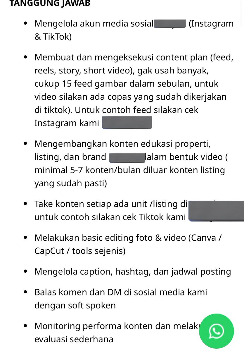 RahmatEgy2's tweet image. Hay, aku open loker untuk posisi
"Social Media specialist Hybrid"

Full time &amp;amp; salary 6juta + transport 250ribu

Silakan baca detailnya dibawah ini👇🏻

Kirim portofolio via glints ya