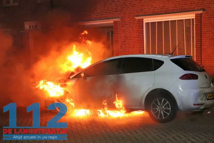 Opnieuw autobrand in Waalwijk