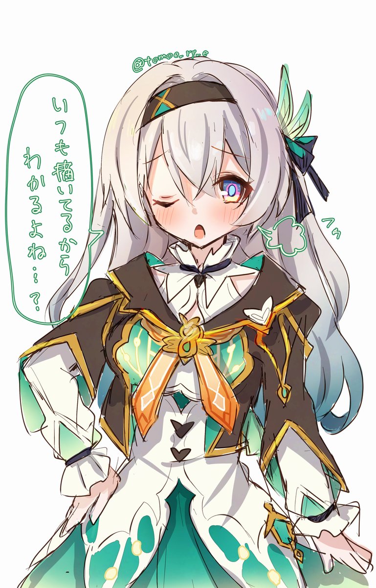 tomoe_ry_e's tweet image. #スターレイル落書きチャレンジ 
何も見ないでホタルちゃん！