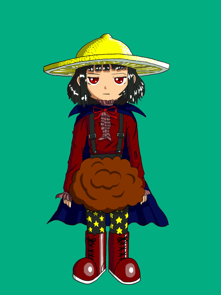 fride_ticken's tweet photo. オリキャラを画像読み込みせずに、Grokのプロンプトだけで生成してだいぶ特徴反映された…！けど帽子が菅笠のやつと輩ポーズが大量にw https://t.co/K7rEv9ysNG
