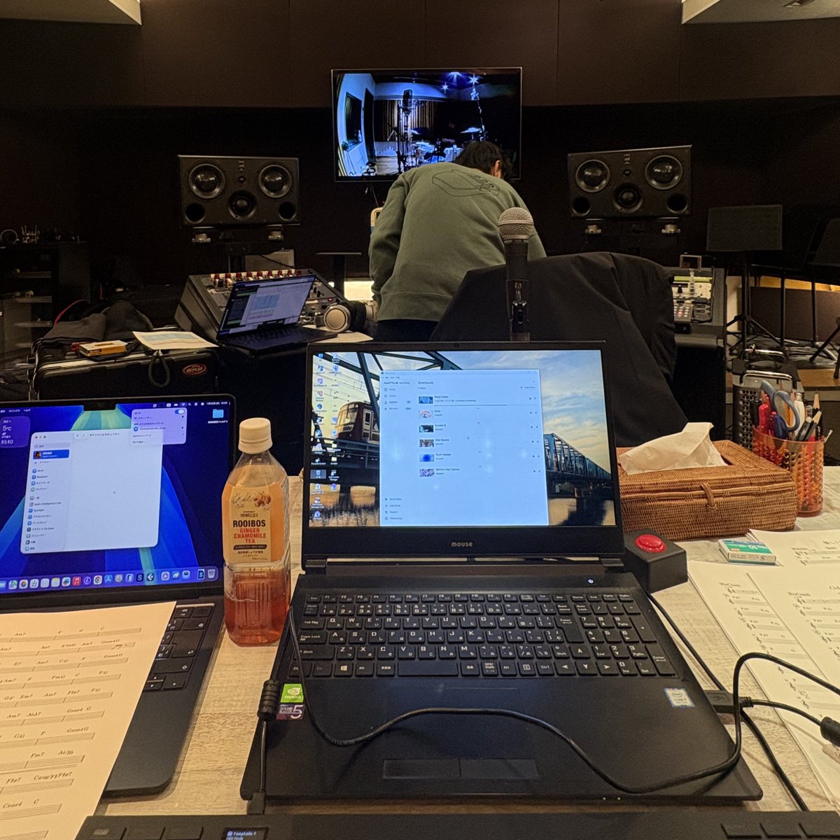 レコーディング。