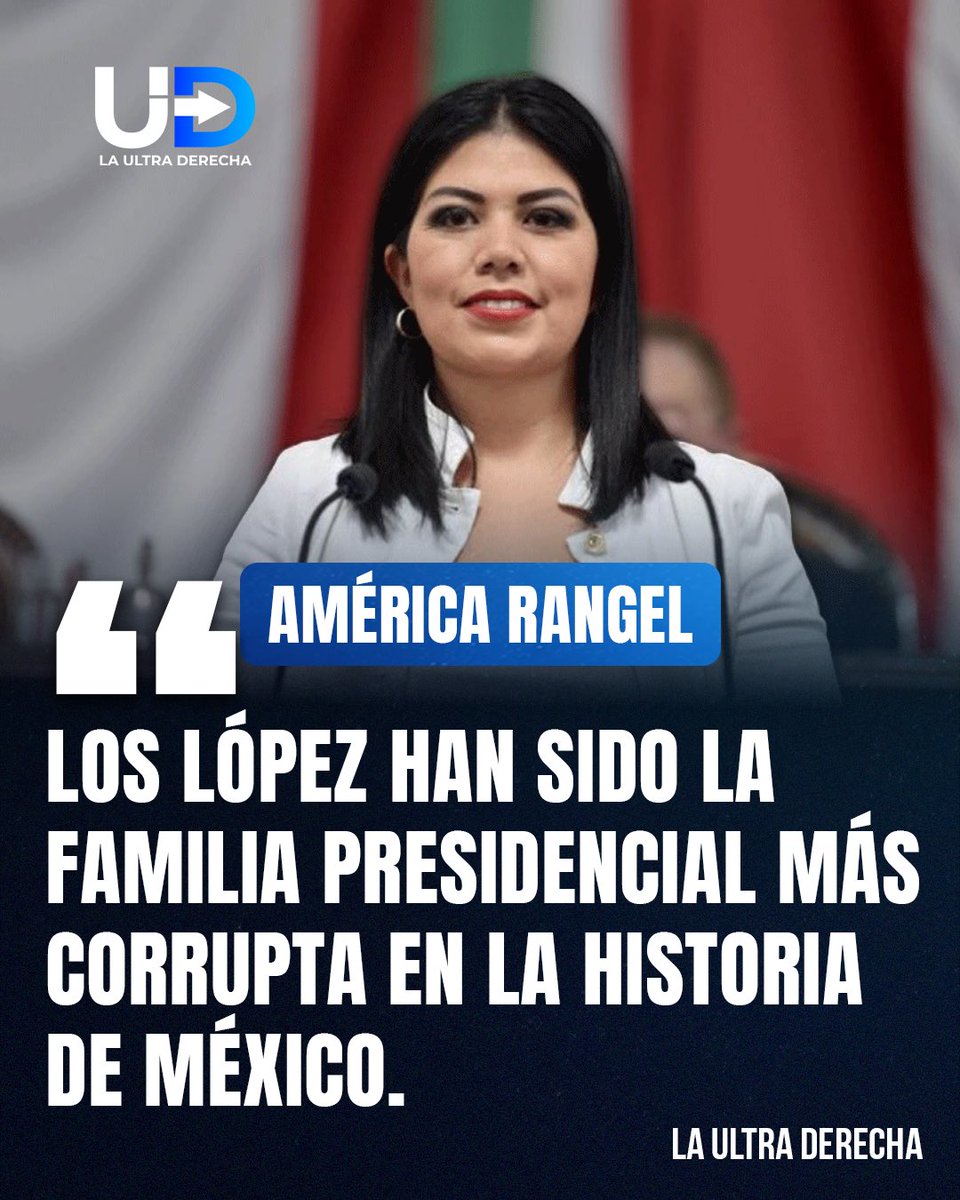 🇲🇽|🫵🏼¡VIRAL! <a href="/AmerangelLorenz/">América Rangel</a> etiqueta a la familia de López Obrador como la familia más corrupta en la historia de la política mexicana.