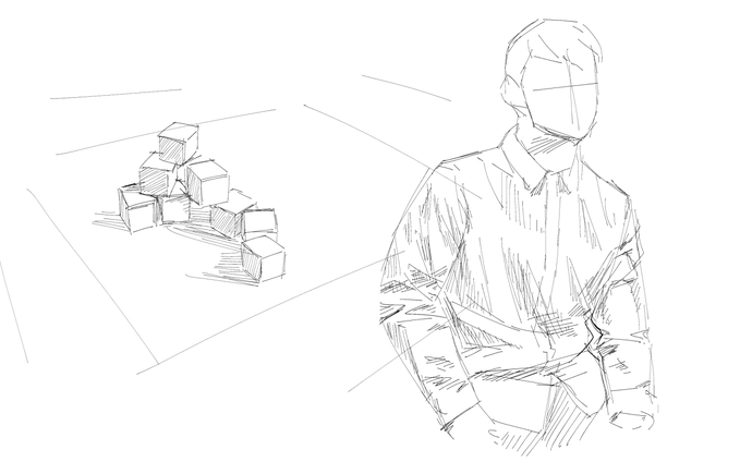 今日のクロッキ- 