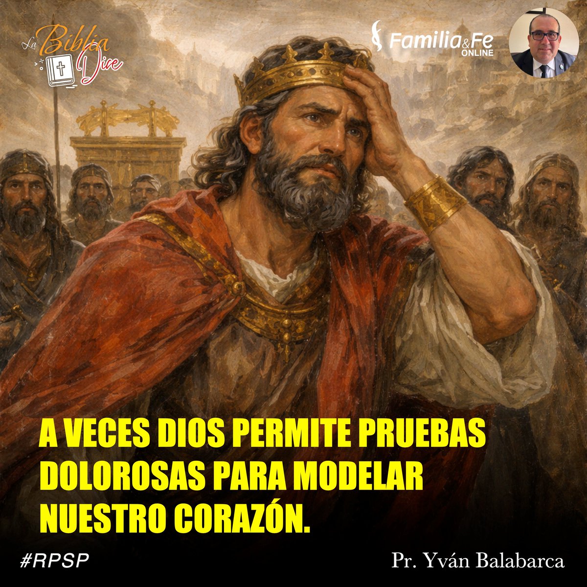 yvanmbalabarca's tweet photo. #rpsp #2Samuel15 I📖
✅David enfrenta la traición de su propio hijo, Absalón, con humildad y fe.
✅A veces Dios permite pruebas dolorosas para moldear nuestro corazón.
✅Aun en la angustia, confía: Dios sigue teniendo el control.
¡No olvides retuitear y dar Like! https://t.co/zxuPxXd83l