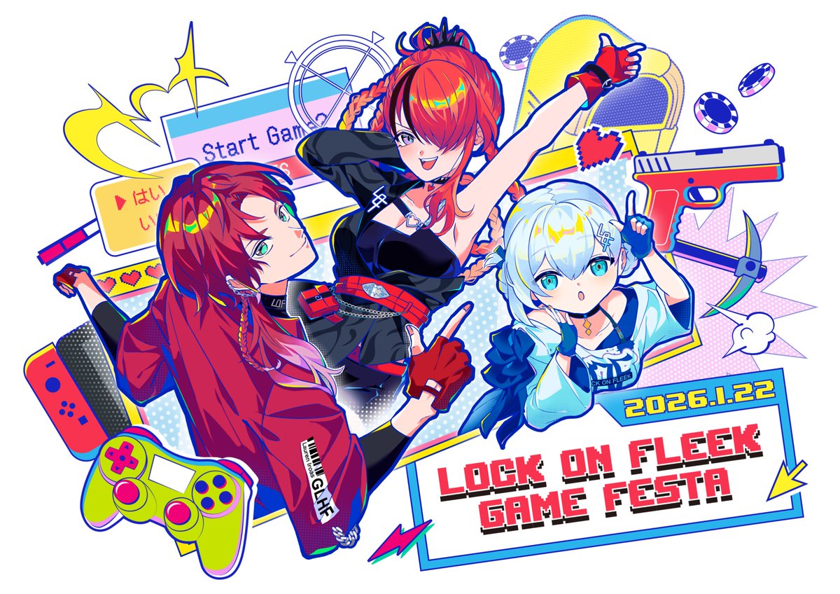 meloling__'s tweet photo. 本日開催「LOCK ON FLEEK GAME FESTA」にて、フラスタのイラスト&amp;デザインを担当させていただきました！
素敵なイベントに花を添えることができ、大変光栄です🌸🎮
開催おめでとうございます💫

#ロクフリゲームフェスタ https://t.co/etAwuBtFoA