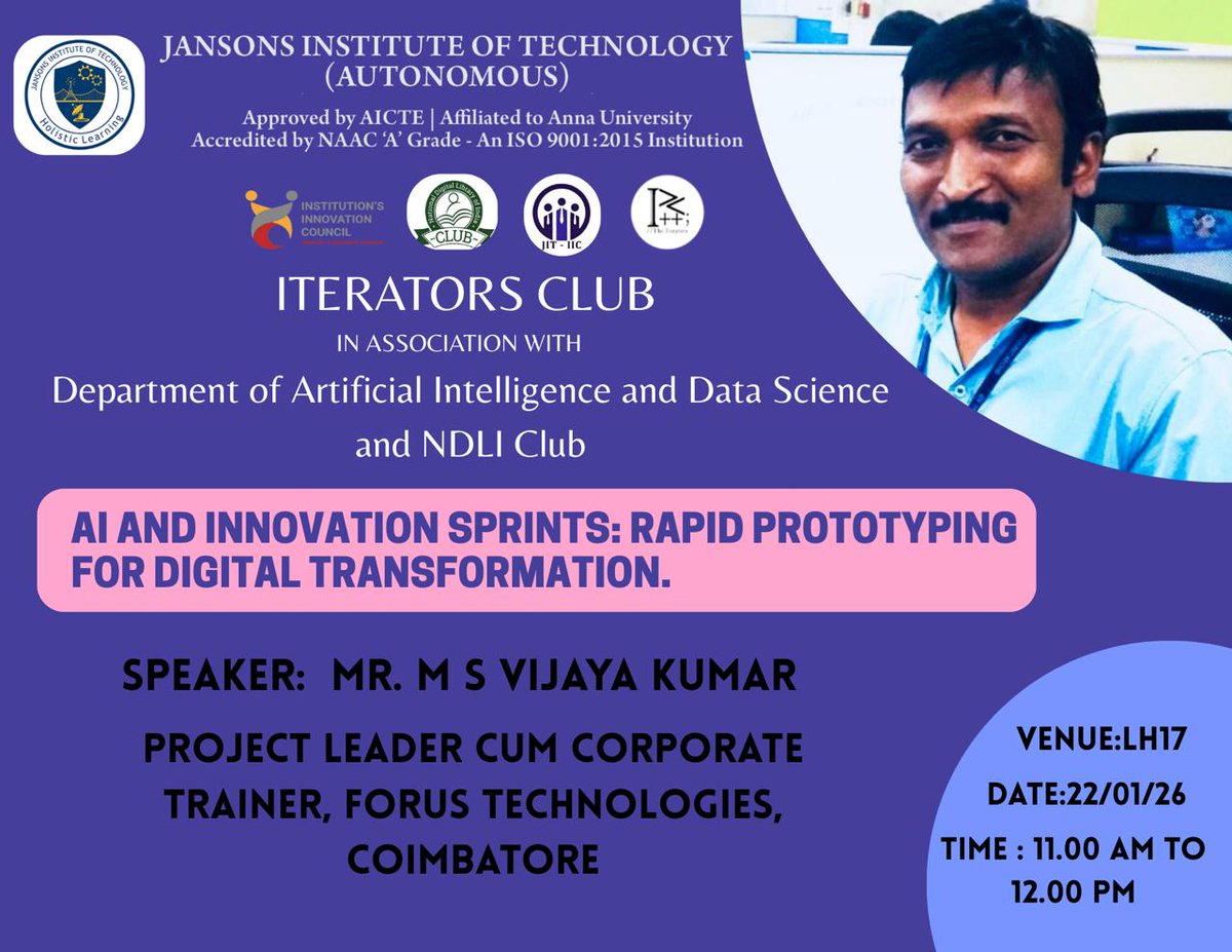 Jansons Institute of Technology tweet media